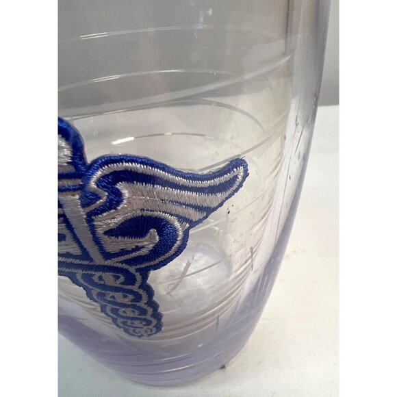 Tervis Clear Plastic Insulated Mug With Blue Medical Symbol & Handle 10oz - Picture 2 of 5